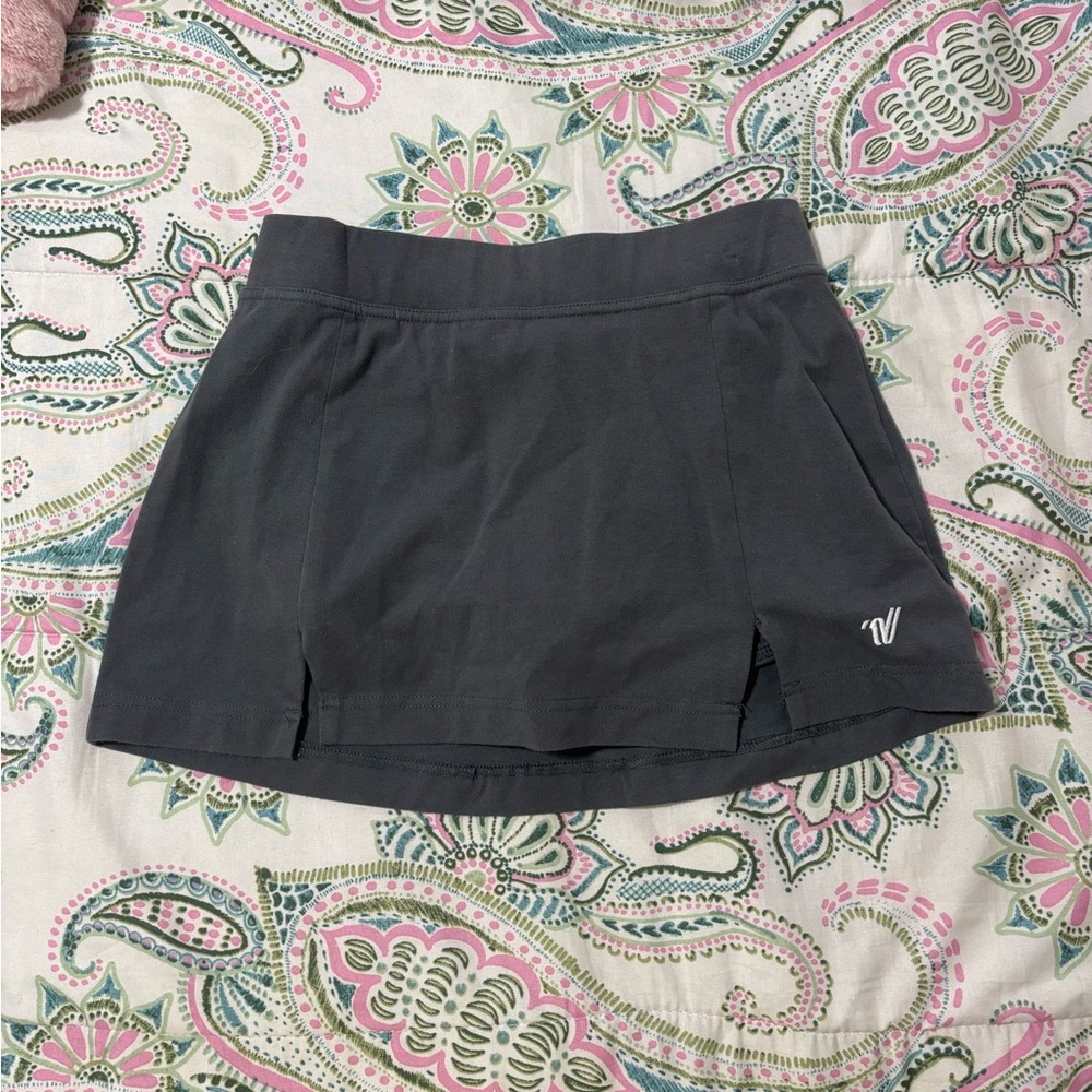 Varsity Gray Athletic Skirt